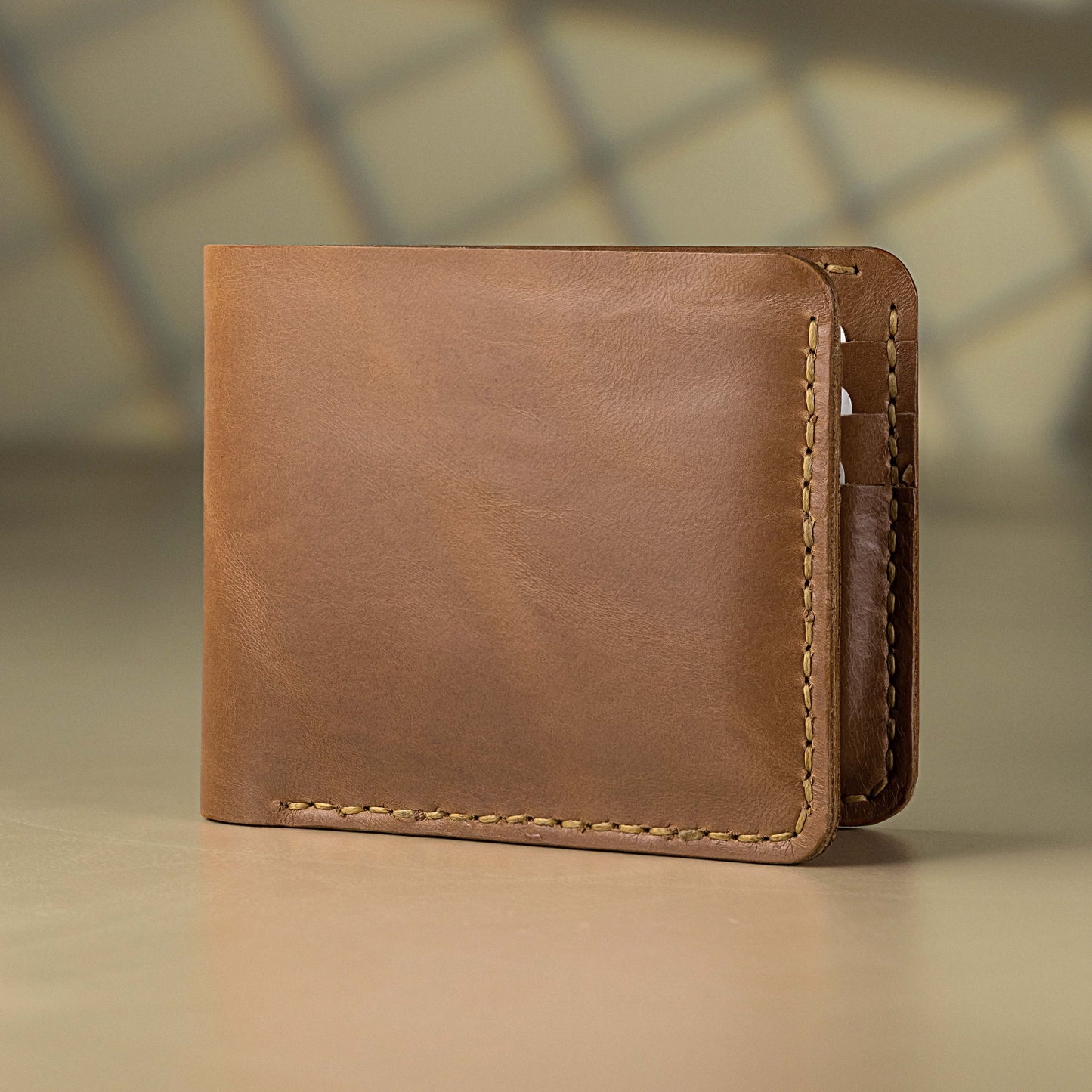 Artisan Genuine Handmade Leather Wallet | 6 Card Slots & Dual Cash Pockets