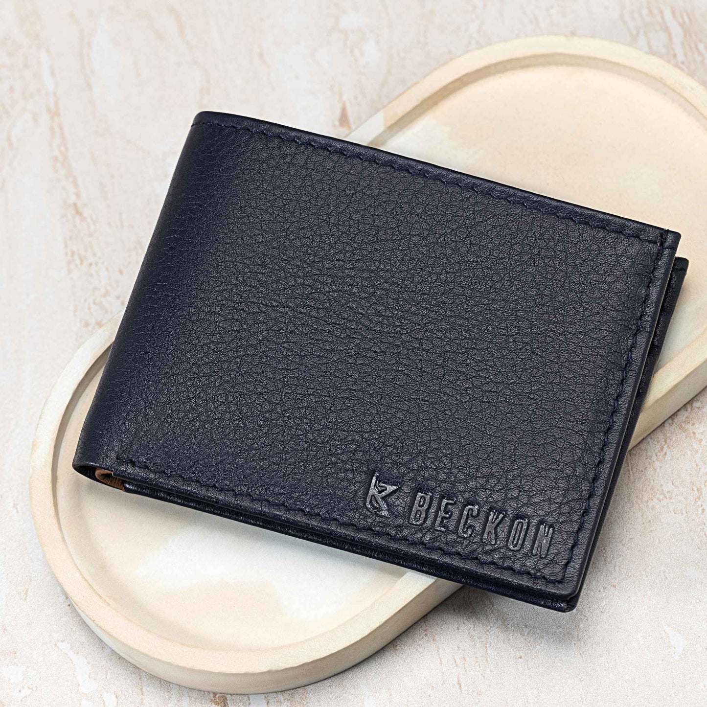 Blue Grain Forge – Premium Leather Wallet