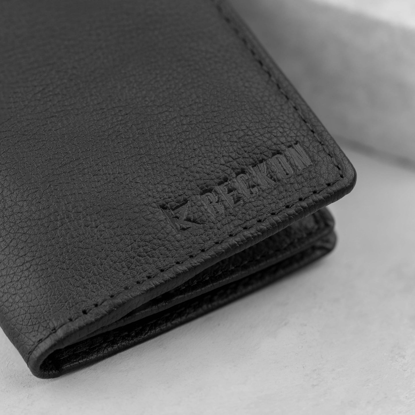 Valorous Tall Elite Black Genuine Leather Long Wallet | 12 Card Slots, Cash & Zipper Pockets