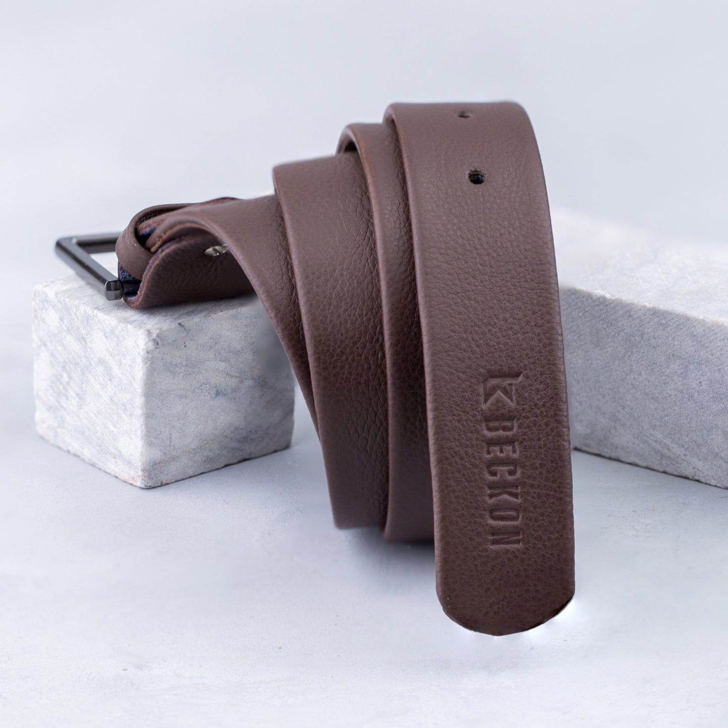 Buy Bundle Audacious Brown Wallet + Rivet Brown Belt + Free Card Holder