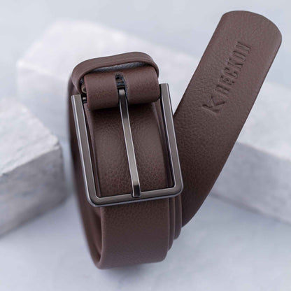 Buy Bundle Audacious Brown Wallet + Rivet Brown Belt + Free Card Holder