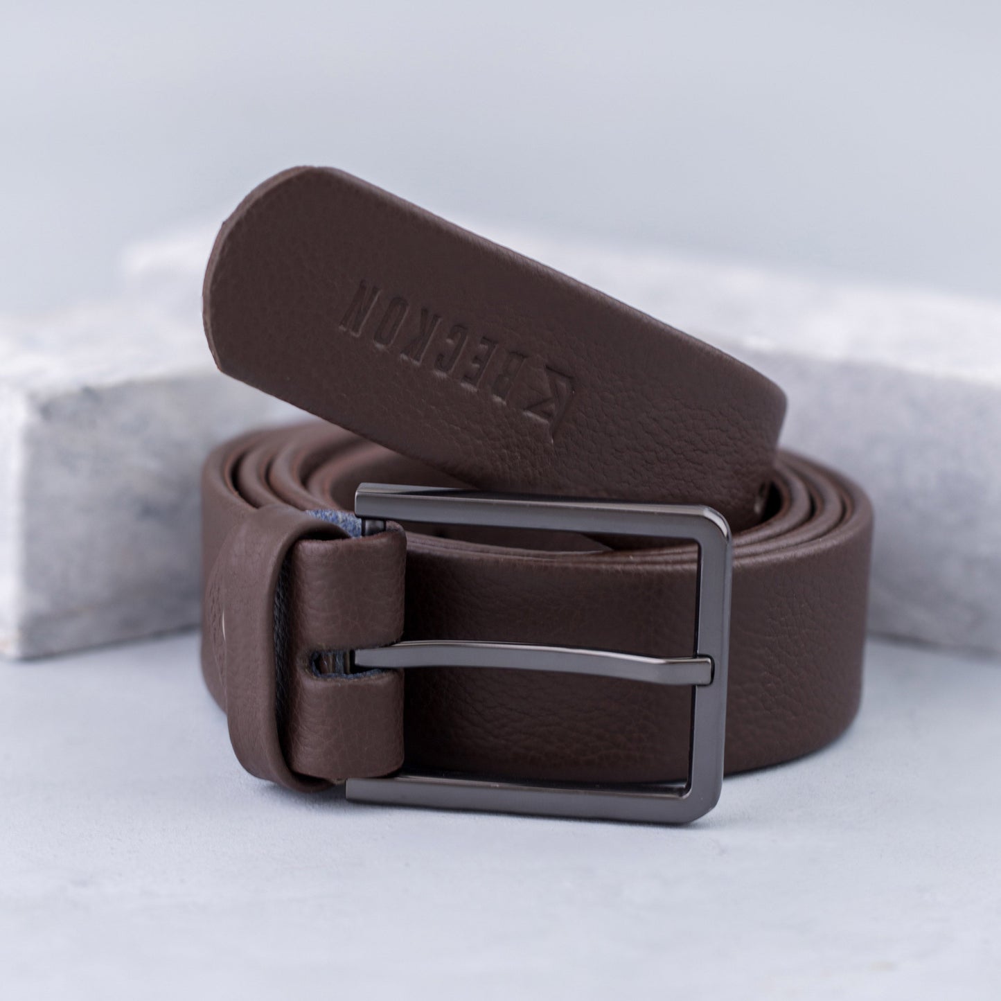 Buy Bundle Audacious Brown Wallet + Rivet Brown Belt + Free Card Holder