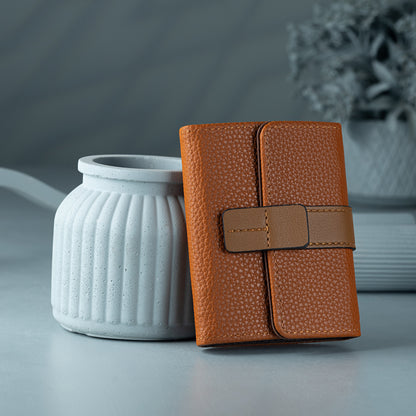 Elan - Premium Leather Card Holder Wallet for Women – Compact Accordion Design