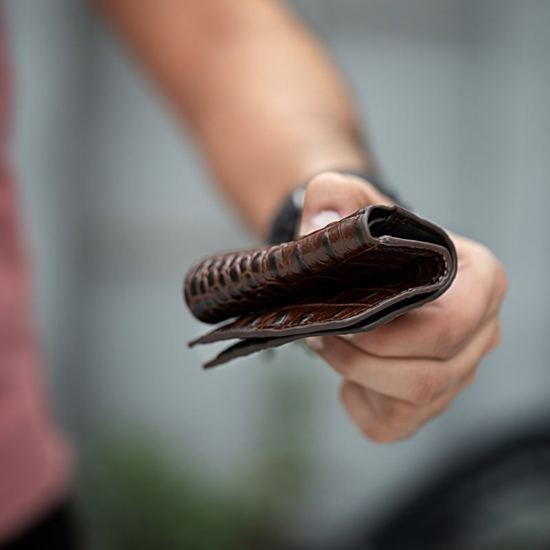 Croco Leather Wallet