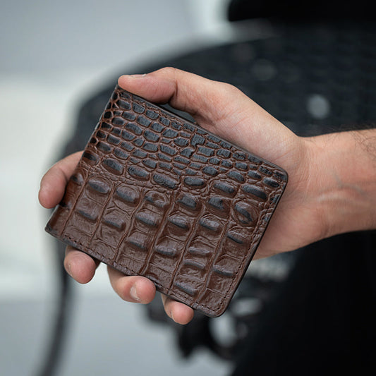 Croco Leather Wallet