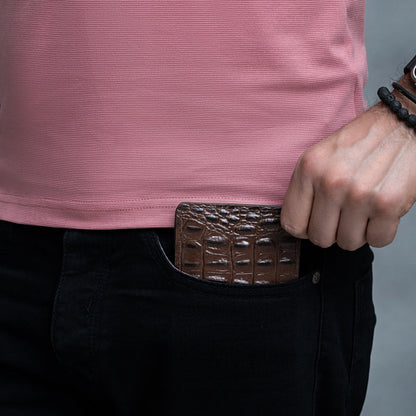 Croco Leather Wallet