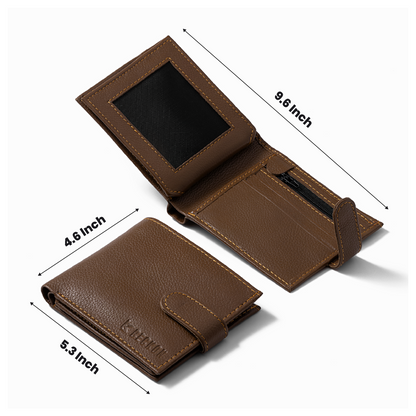 Bloke Brown Leather Wallet