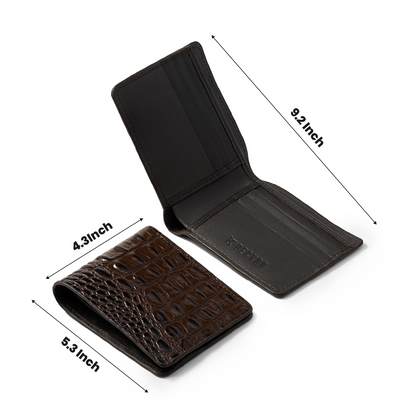 Croco Leather Wallet