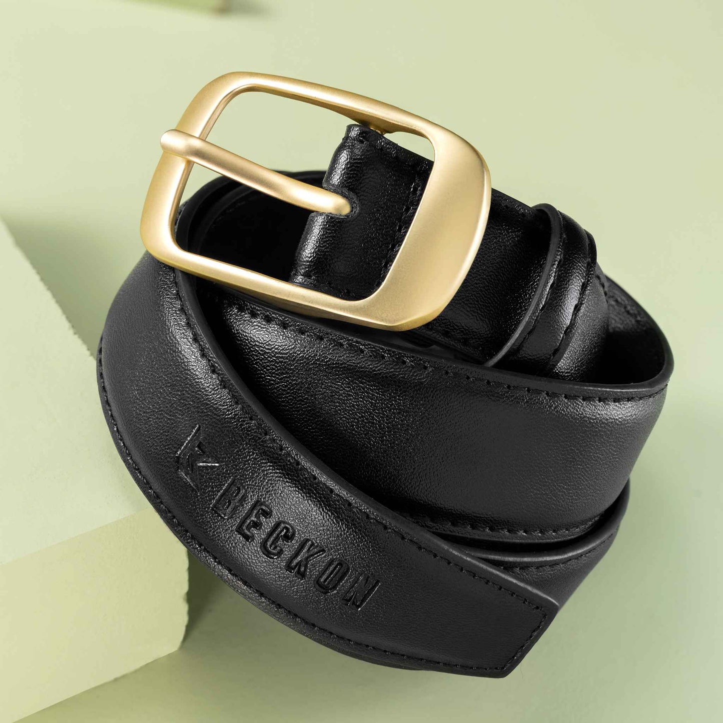 Elite Black Buckle belt for women