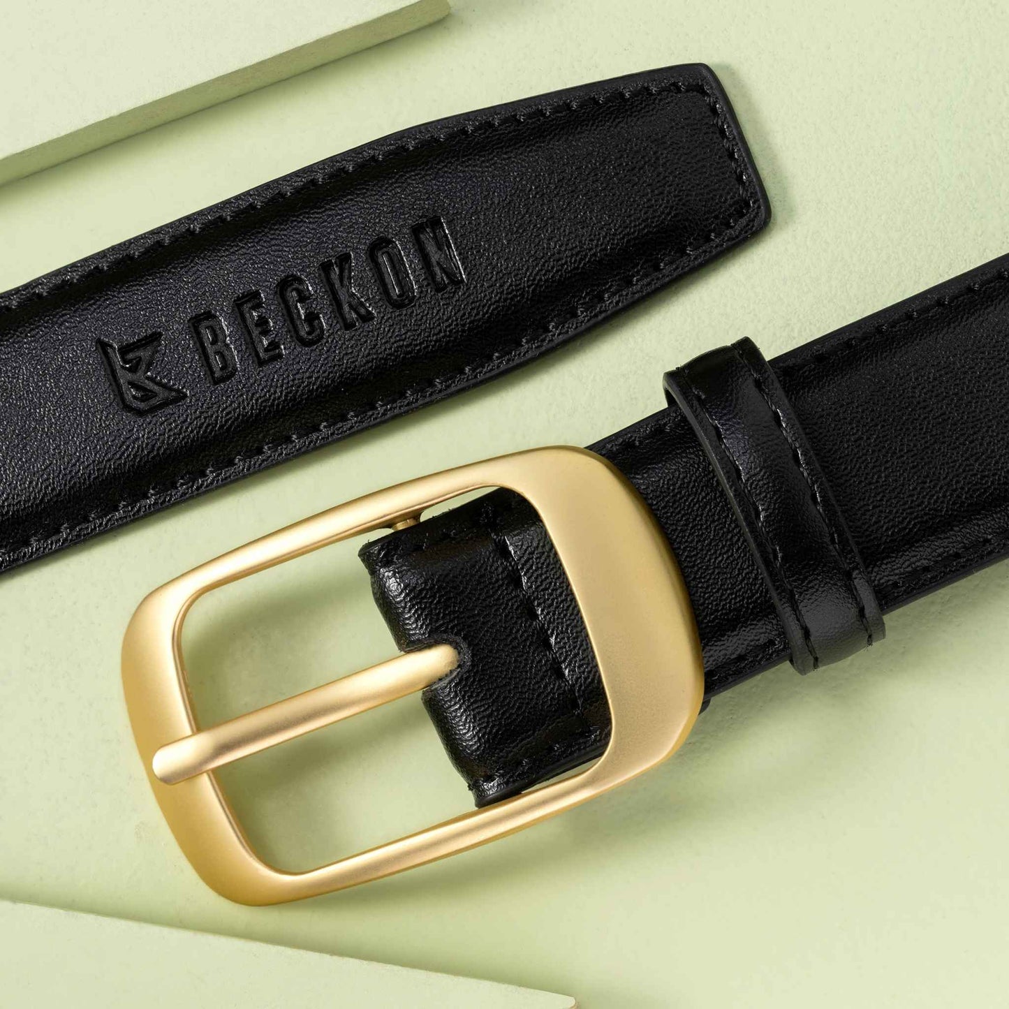 Elite Black Buckle belt for women