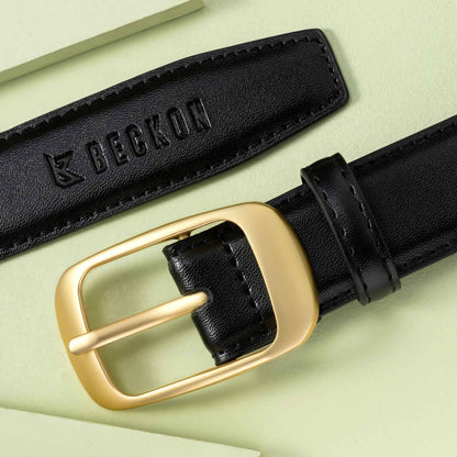 Elite Black Buckle belt for women