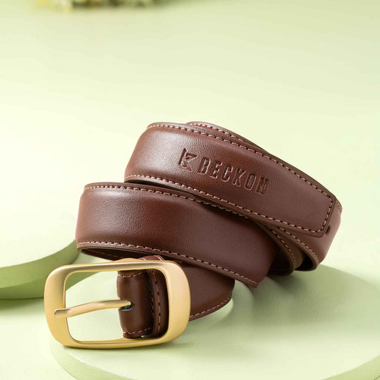 Elite Rustic Cowhide Belt