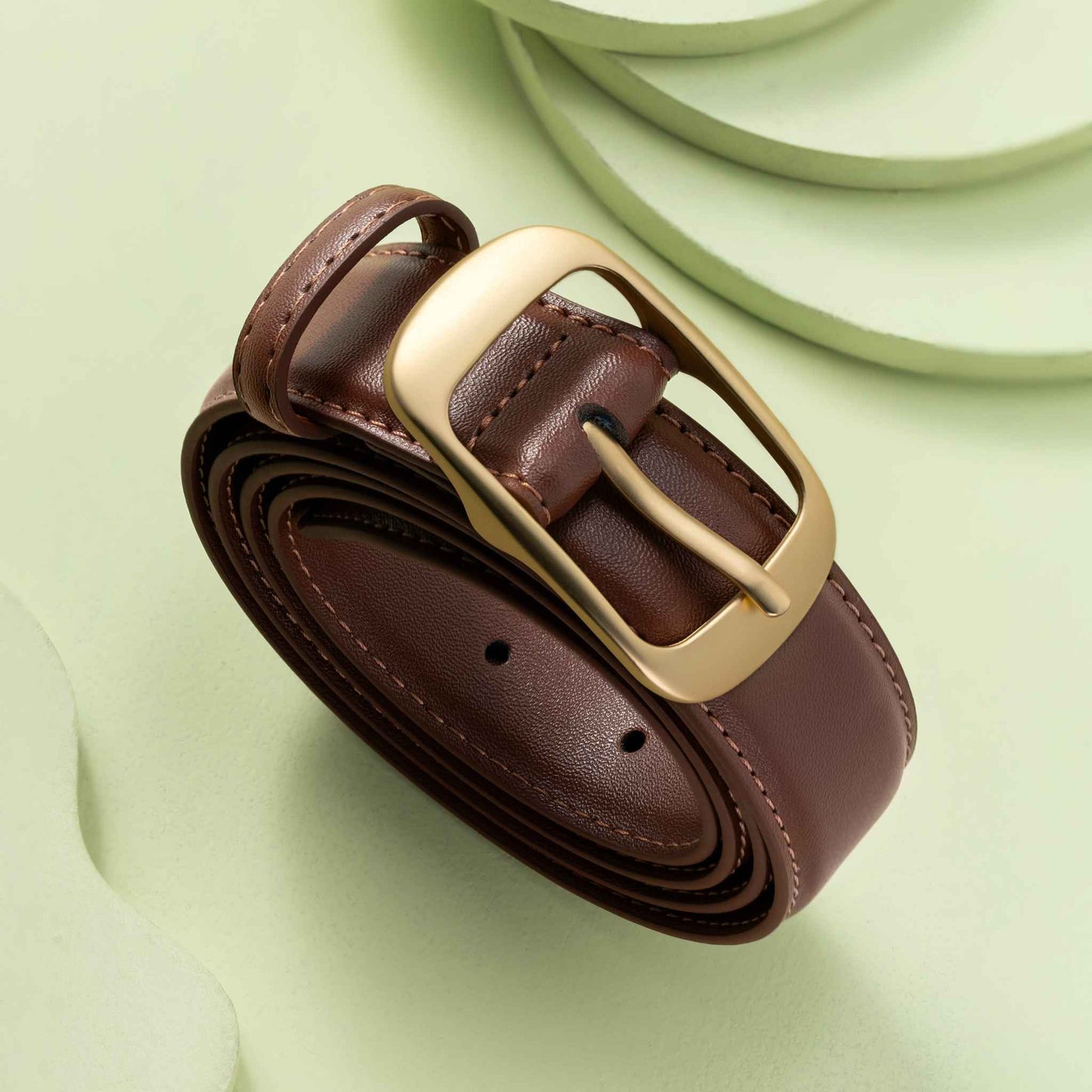 Elite Rustic Cowhide Belt