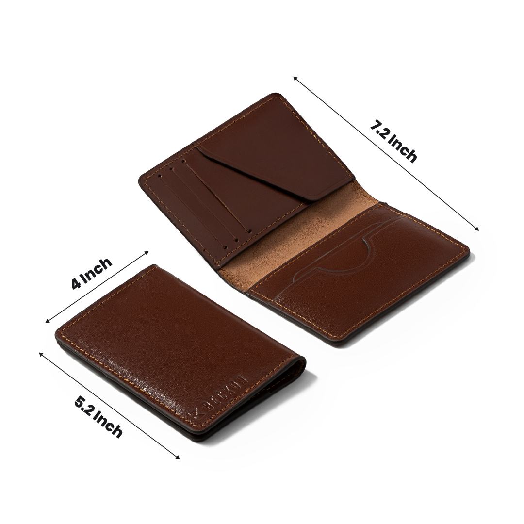 Gallant Vertical Bi-Fold Leather Wallet
