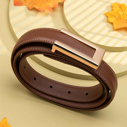 Strappo Rustic Brown Leather Belt