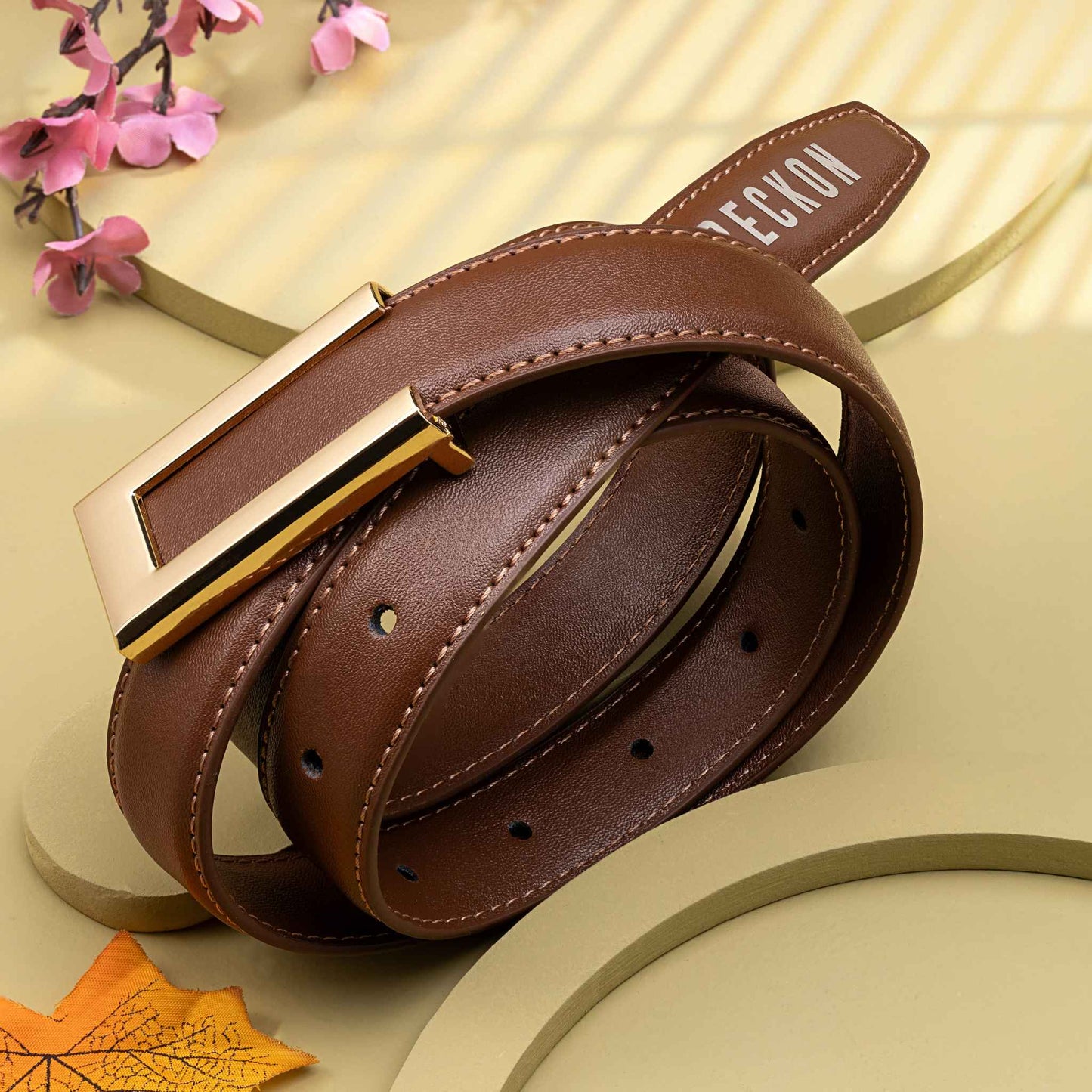Strappo Rustic Brown Leather Belt