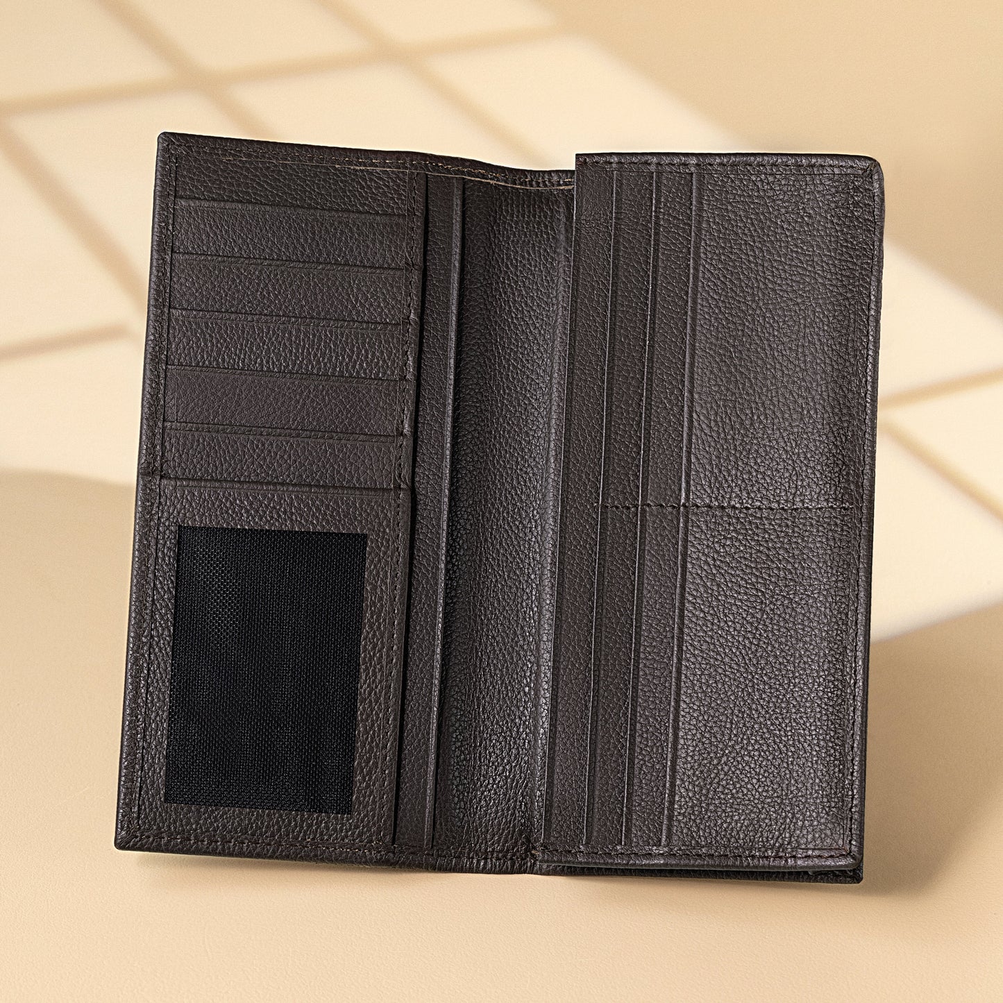 Valorous Genuine Leather Long wallet | 12 Card Slots, Cash & Zipper Pocket