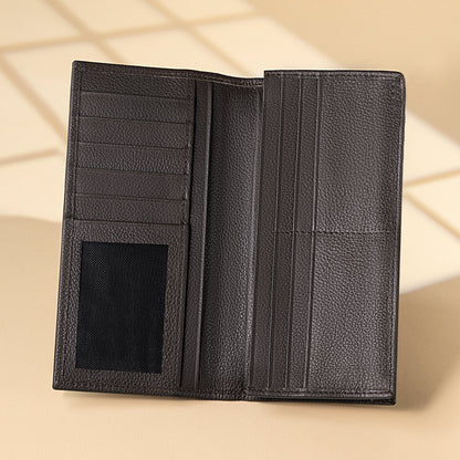 Valorous Genuine Leather Long wallet | 12 Card Slots, Cash & Zipper Pocket