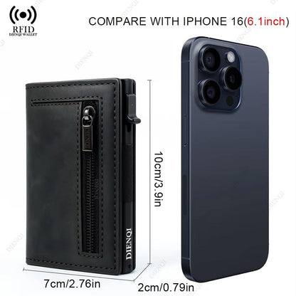 Pop Up Minimalist Wallet Cardholder Wallets for Men