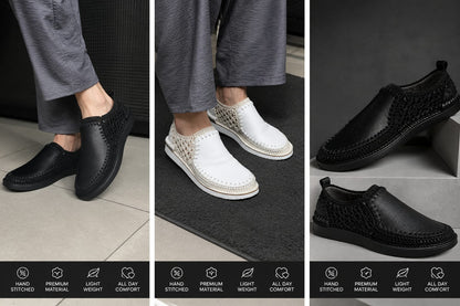 Hadi Comfort Woven Loafers — Handcrafted Slip-Ons