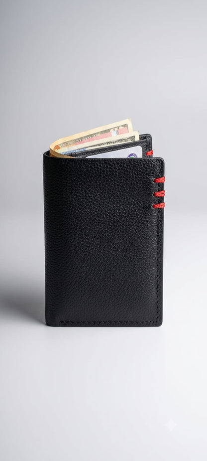 Leather Wallet latest "Red Stitch Edition"