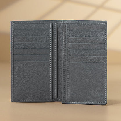 Drifter Multi Card Travel Wallet | Premium Pebbled Long Wallet For Men