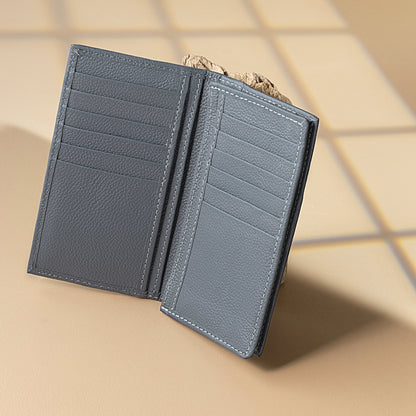 Drifter Multi Card Travel Wallet | Premium Pebbled Long Wallet For Men