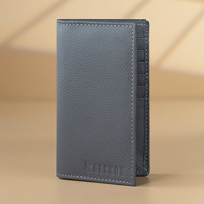 Drifter Multi Card Travel Wallet | Premium Pebbled Long Wallet For Men