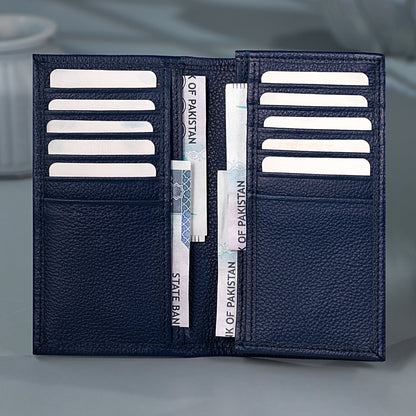 Executive Long Wallet for Men | 10 Card Slots & Dual Cash Pockets
