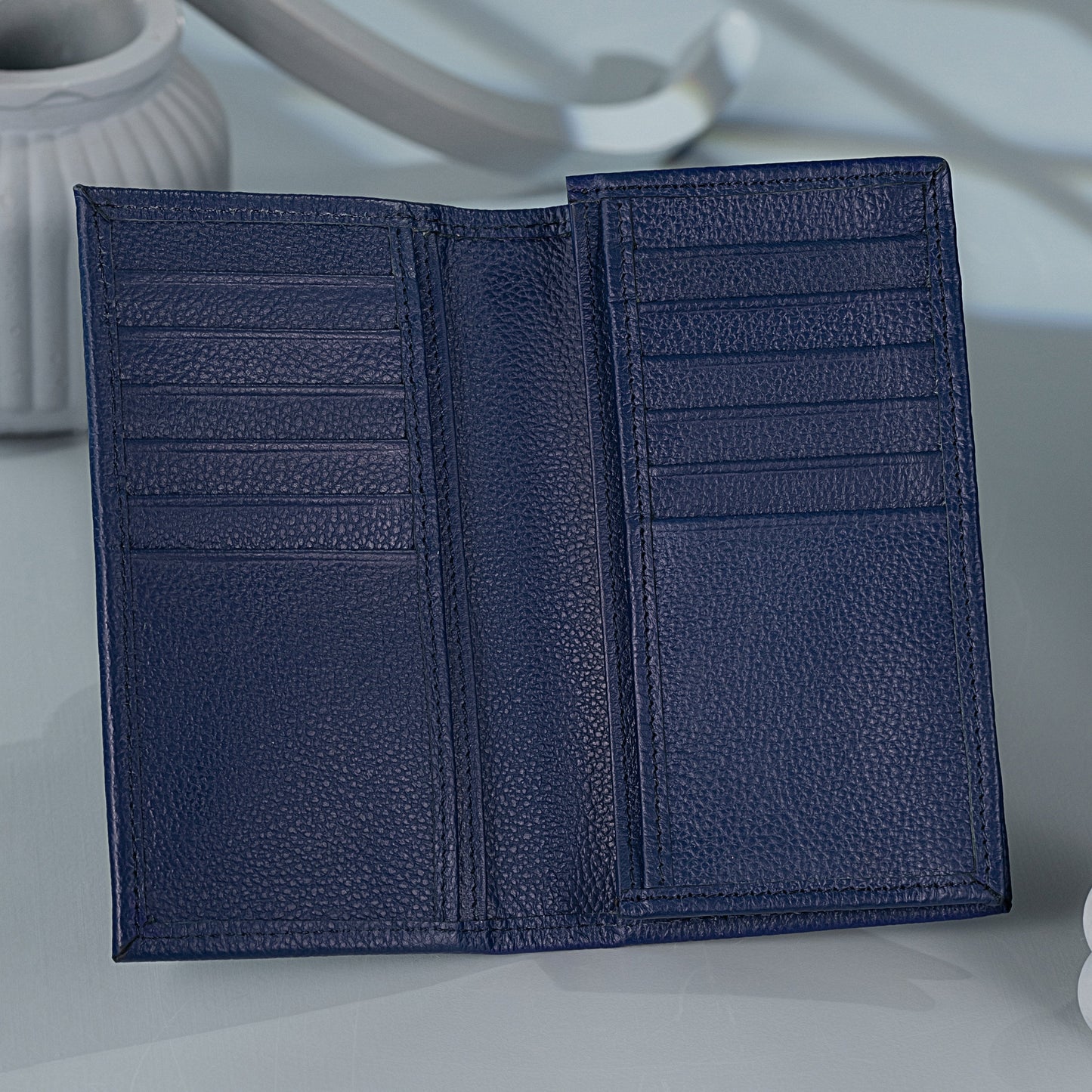 Executive Long Wallet for Men | 10 Card Slots & Dual Cash Pockets