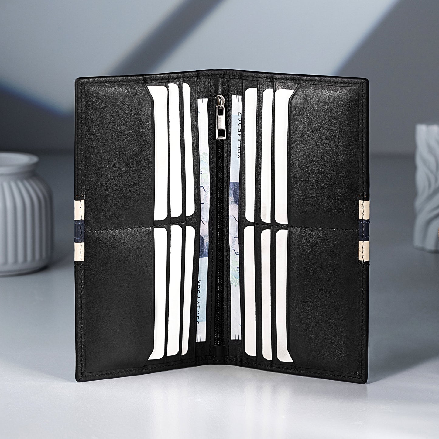 Guardian Multi-Card Long Wallet | Large Capacity Travel Wallet for Men