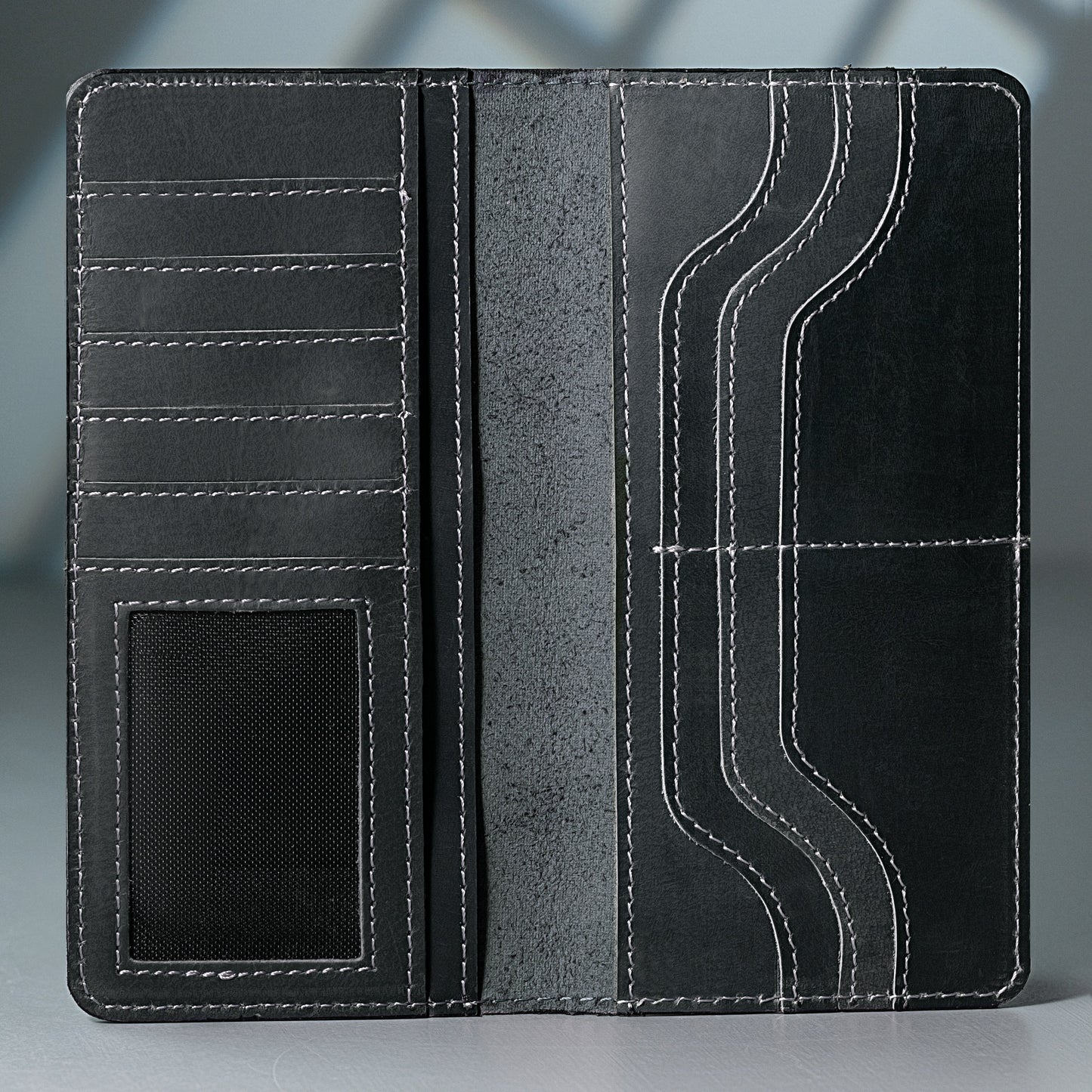 Ridge Executive Wallet | 12 Card Slots, Premium Leather Long Wallet for Men