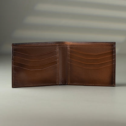 Titan Premium Leather Bifold Wallet for Men | Multiple Card Slots & Cash Compartments
